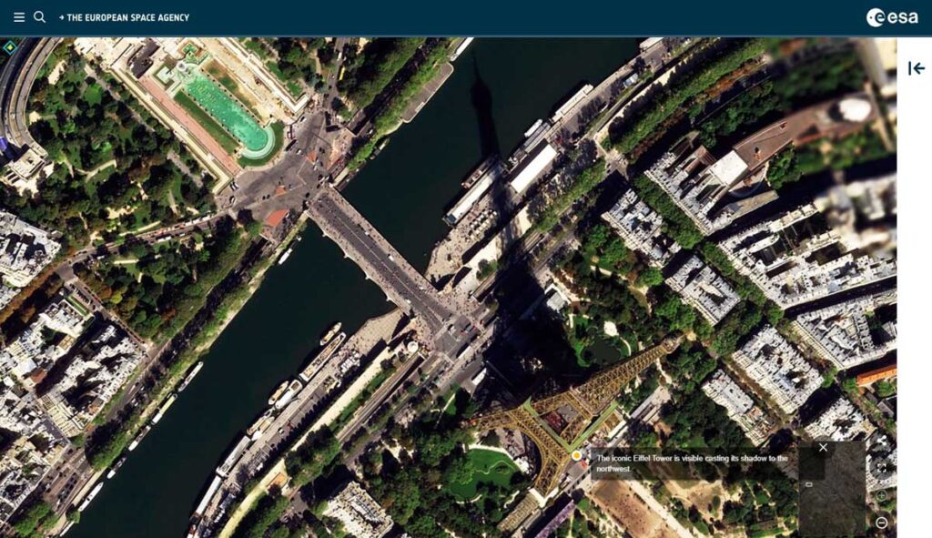 「Earth from Space: Paris in focus」の画像