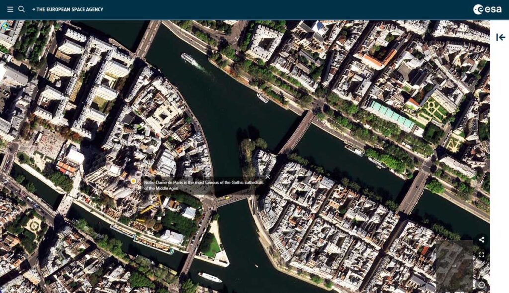 「Earth from Space: Paris in focus」の画像