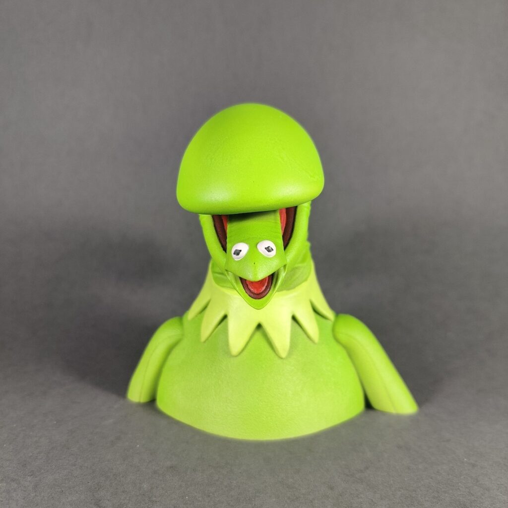 「Xenomorph Kermit Crossover Resin Model Figurine Alien Muppets Sesame Street Horror」の画像