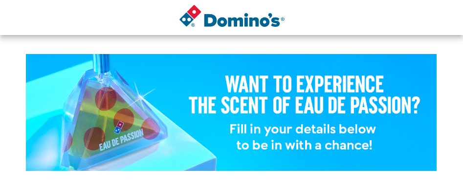 Domino's Pizzaの香水「Eau de Passion」