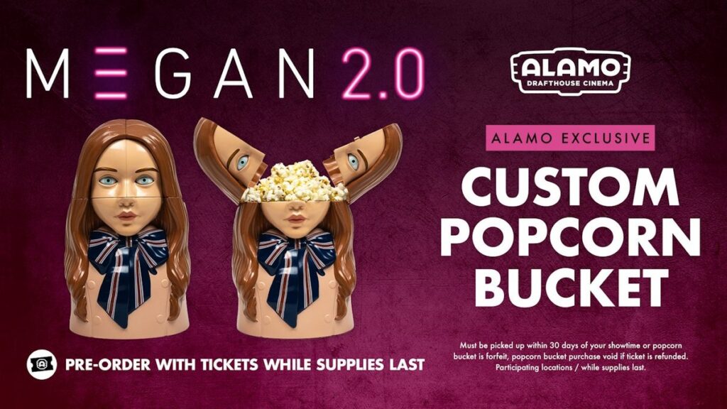 映画『M3GAN/ミーガン 2.0』のAlamo Drafthouse Cinema限定グッズの画像