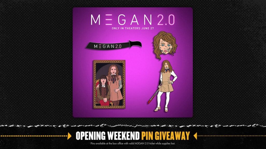 映画『M3GAN/ミーガン 2.0』のAlamo Drafthouse Cinema限定グッズの画像