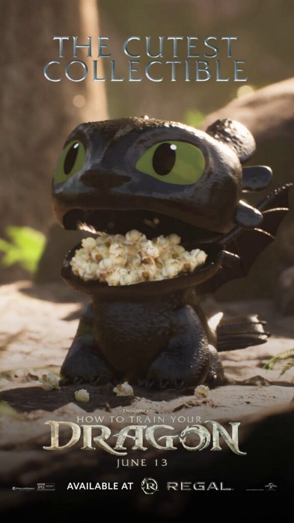 Regal Cinemasが発表した「トゥースレス・ポップコーンバケツ」の画像