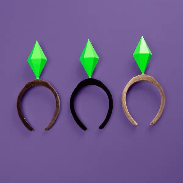 ザ・シムズ公式光るプラムボブ「The Sims LED Plumbob Headband」の画像
