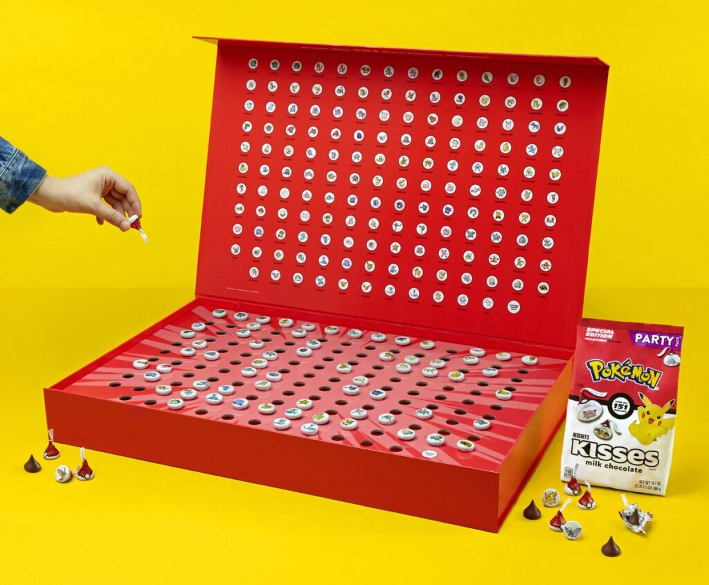 「HERSHEY’S KISSES & Pokémon chocolates」の画像