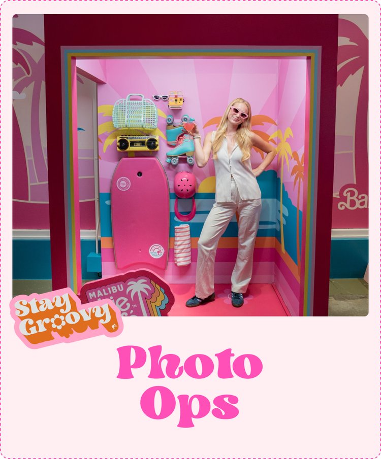 ポップアップ型の体験型レストラン「Malibu Barbie Cafe」の画像