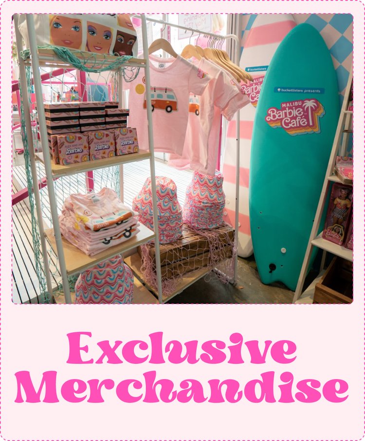 ポップアップ型の体験型レストラン「Malibu Barbie Cafe」の画像