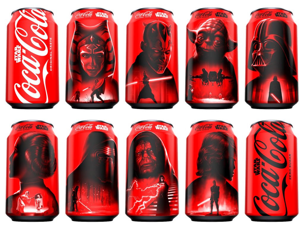 コカ・コーラとディズニーがタッグを組んだ「Coca-Cola x Star Wars: Refresh Your Galaxy」キャンペーンの画像