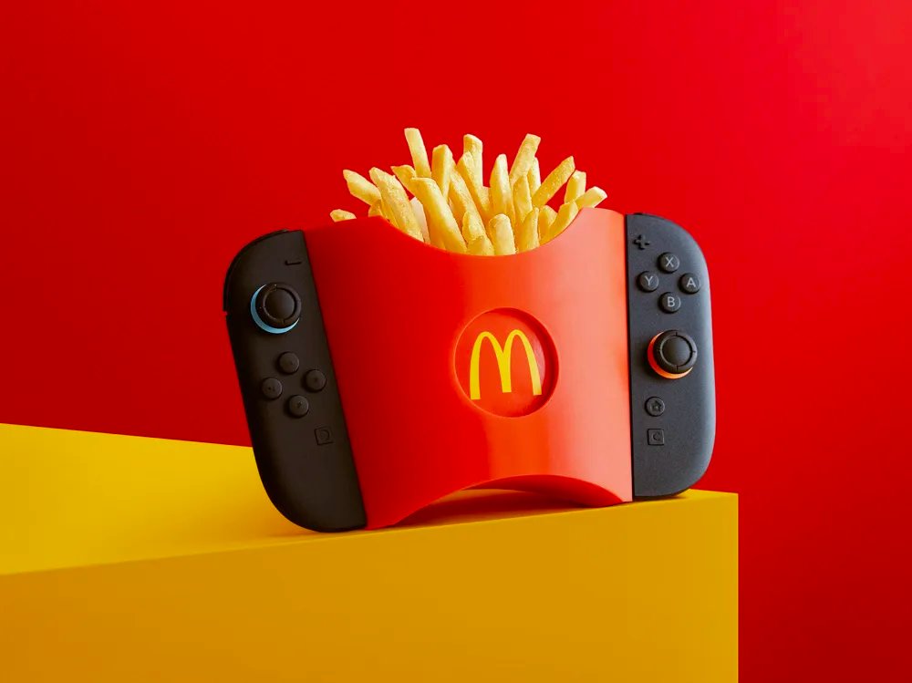 Nintendo Switch 2のための3Dプリントフライドポテトホルダー「GamiFries」の画像
