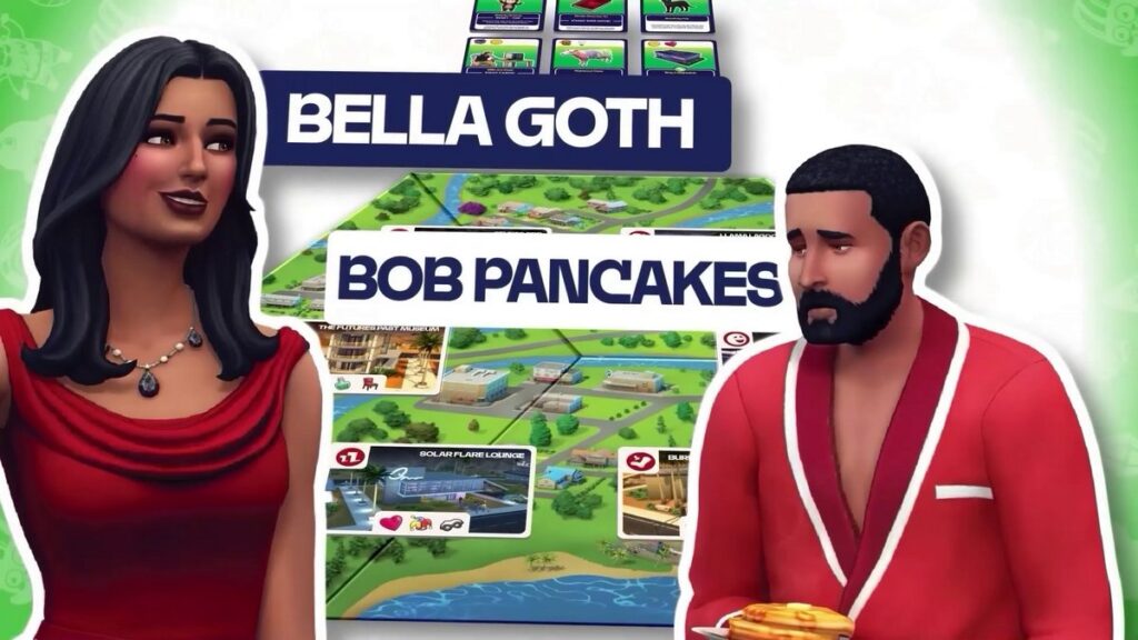 Electronic ArtsとGoliath Gamesが共同開発した『ザ・シムズ ボードゲーム』の画像
