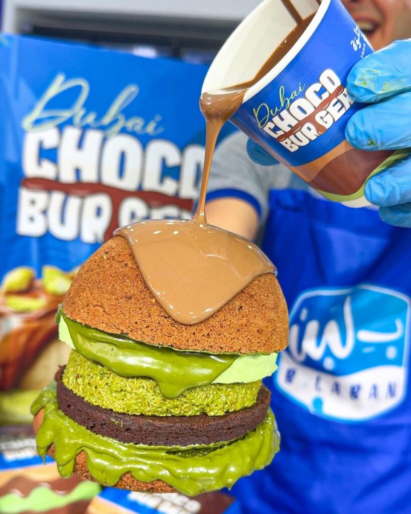 B Labanの「ドバイ・チョコレートバーガー」の画像