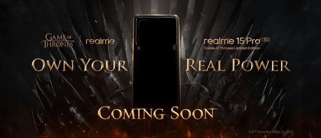 「realme 15 Pro Game of Thrones Limited Edition」の画像