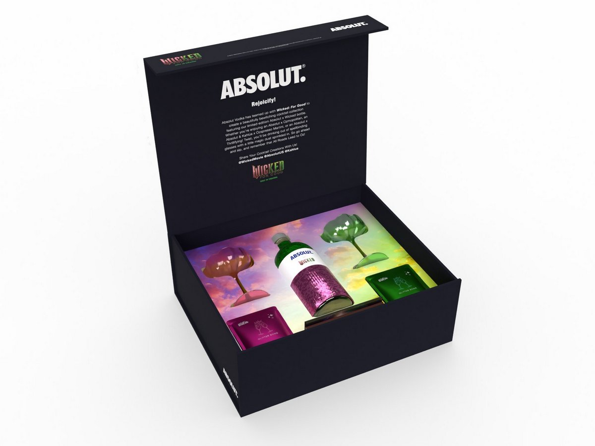 アブソルートが発表した、限定コレクション「Absolut-ly Wicked Good Cocktail Collection」の画像