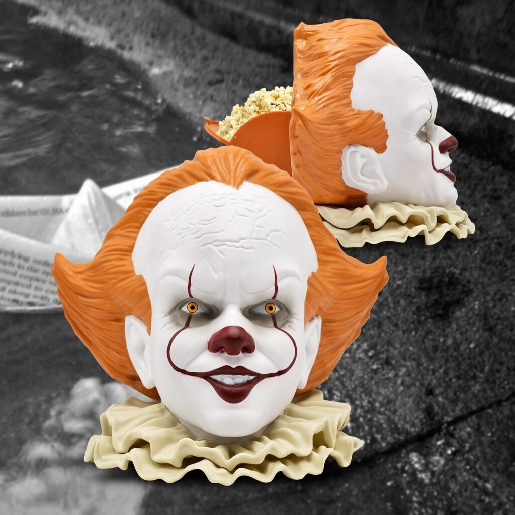 Cinemarkが発表した、ハロウィンシーズンに向けた特別なポップコーンバケツ「CINEMERCH: TERRIFYING TUBS」
