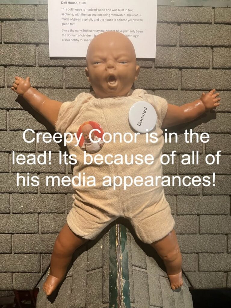 オルムステッド郡歴史センターが開催する「Creepy Dolls: Loose in the Vaults」の画像