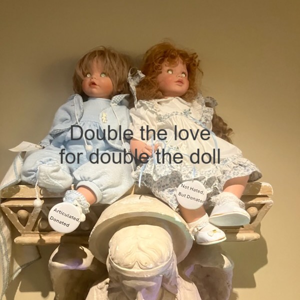 オルムステッド郡歴史センターが開催する「Creepy Dolls: Loose in the Vaults」の画像