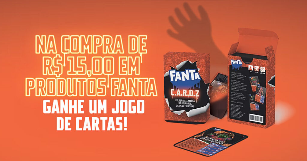 ファンタ ブラジル限定のプロモーション専用のオリジナルカードゲーム「FANTA C.A.R.D.Z」の画像