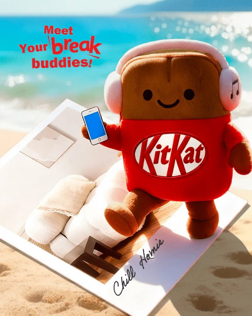 ネスレ・シンガポールが発売した 「KitKat Break Buddies」の画像