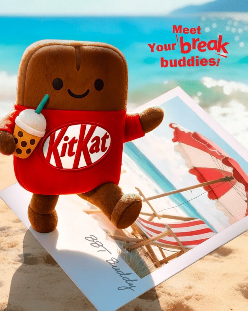 ネスレ・シンガポールが発売した 「KitKat Break Buddies」の画像