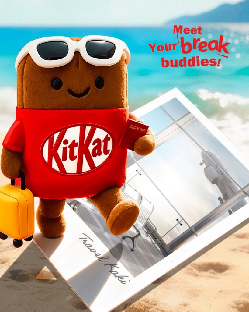 ネスレ・シンガポールが発売した 「KitKat Break Buddies」の画像