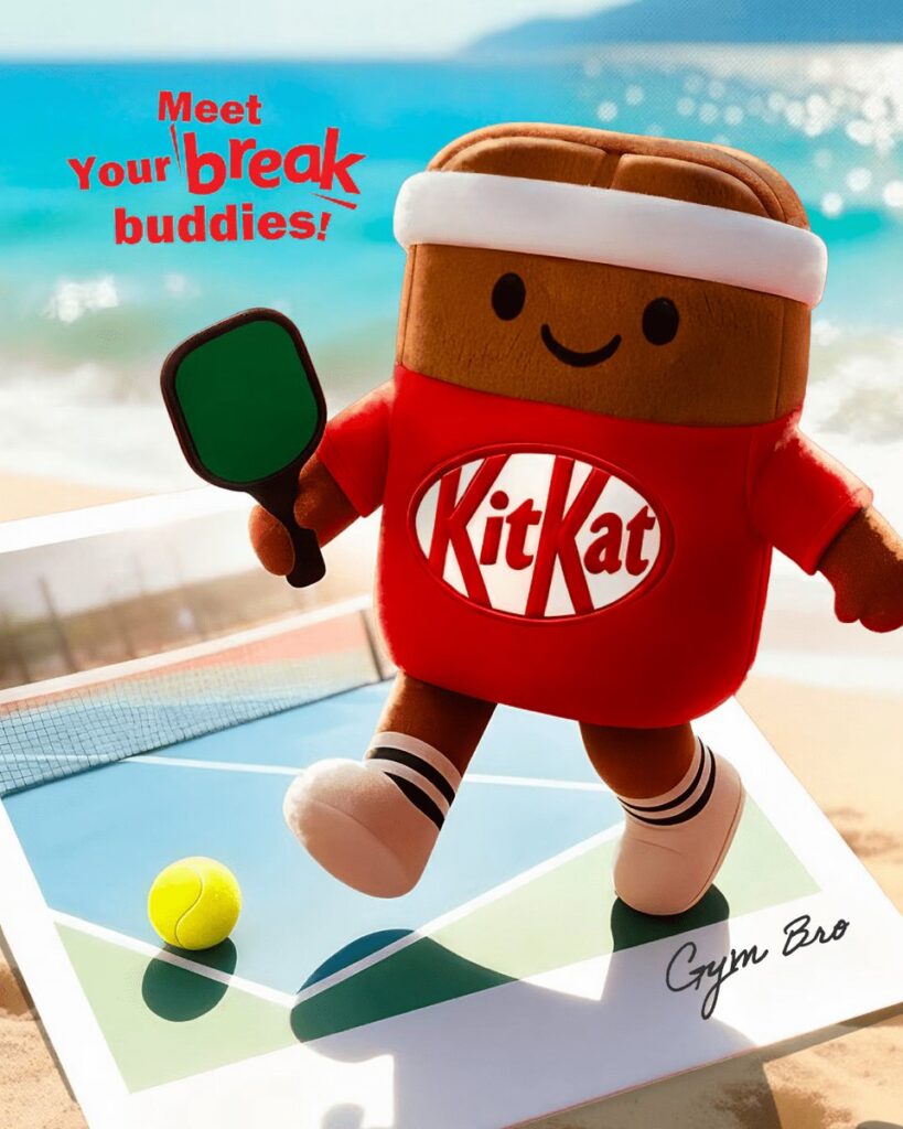 ネスレ・シンガポールが発売した 「KitKat Break Buddies」の画像