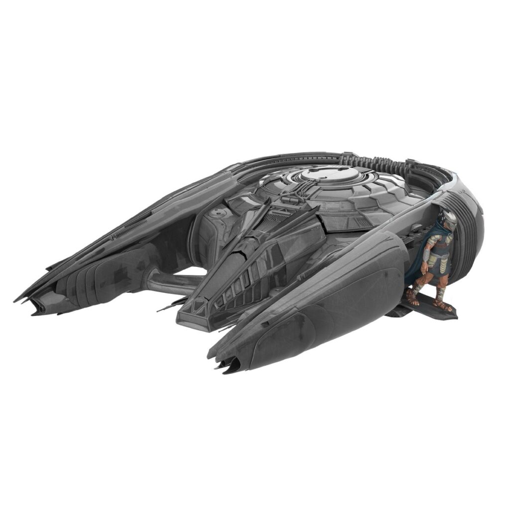 映画『プレデター:バッドランド』の公開にあわせて登場した、「Badlands Scout Ship Popcorn Bucket」の画像。