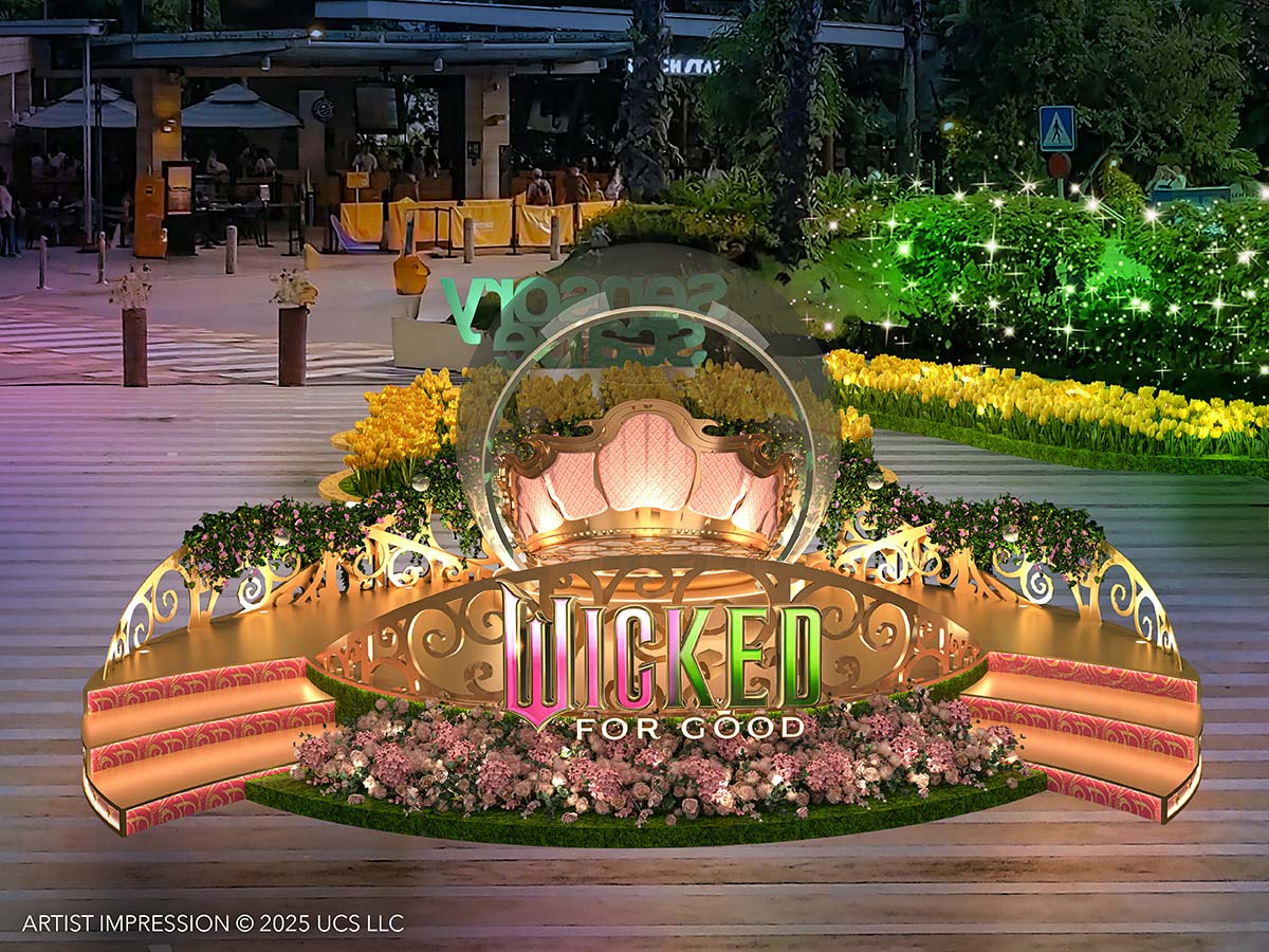 リゾーツ・ワールド・セントーサがユニバーサル・ピクチャーズとのコラボレーションで「Wicked: For Good」にインスパイアされた特別なイベントを開催の画像