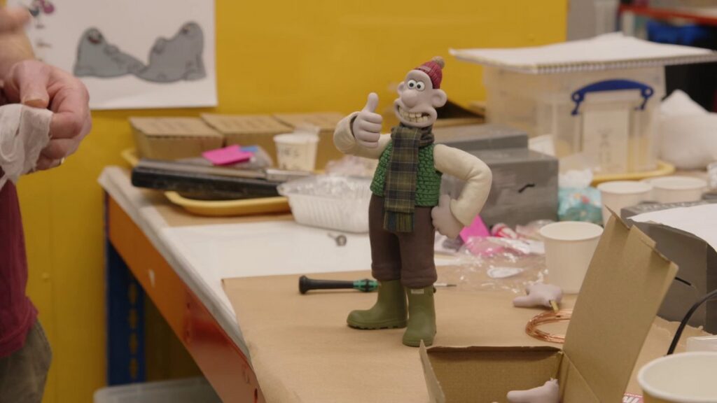 アードマン・アニメーションズが制作した、バブアー2025年のクリスマス広告の画像