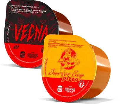 フランスのバーガーキングが展開する、Netflix『ストレンジャー・シングス』コラボの画像