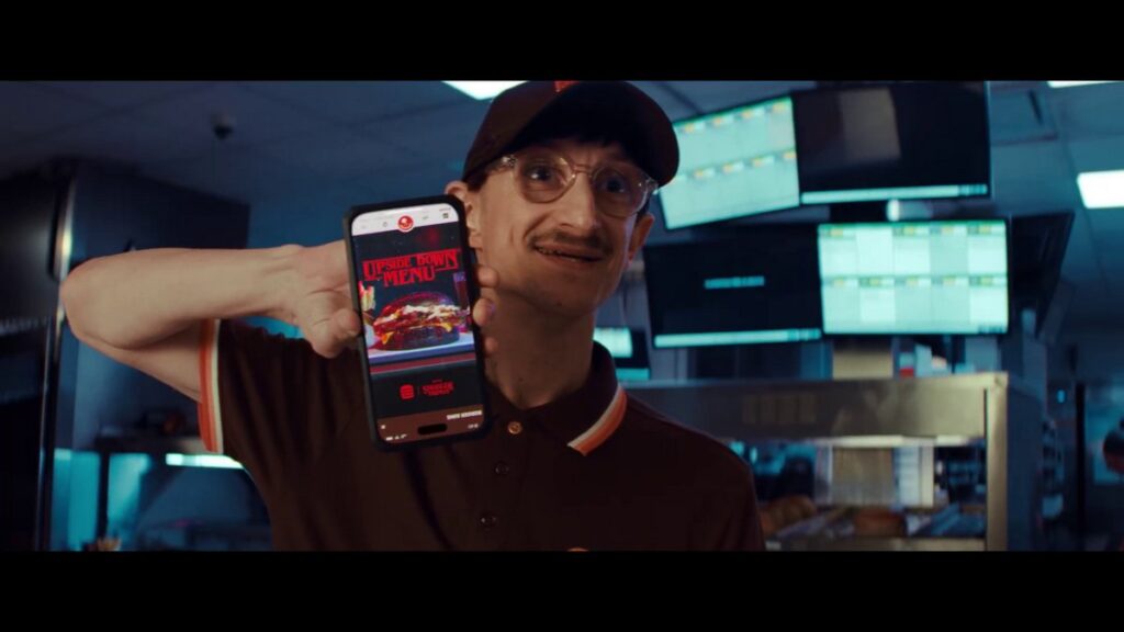 フランスのバーガーキングが展開する、Netflix『ストレンジャー・シングス』コラボの画像