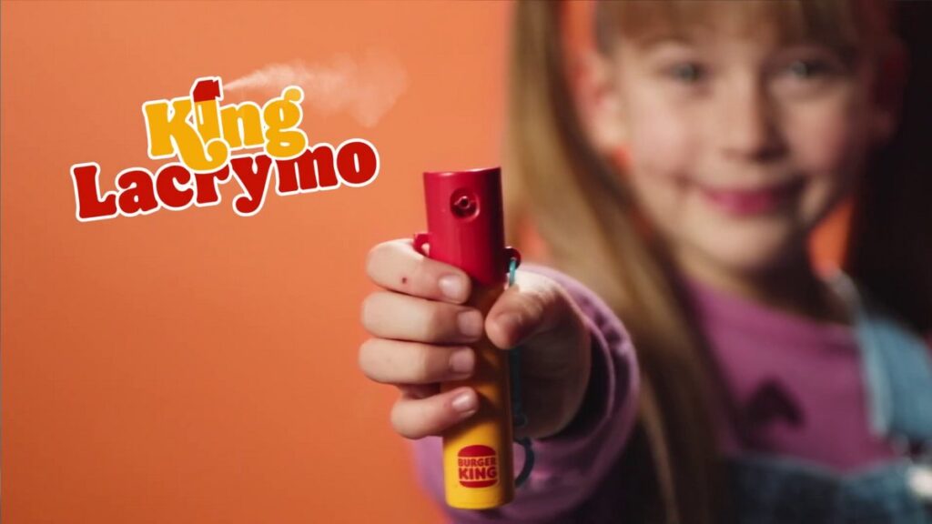 フランスのバーガーキングの印象的なキッズメニュー動画の画像