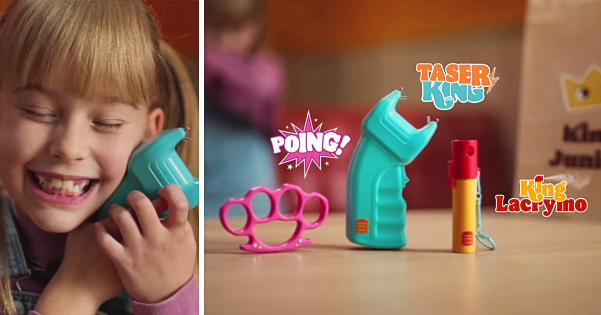 フランスのバーガーキングの印象的なキッズメニュー動画の画像