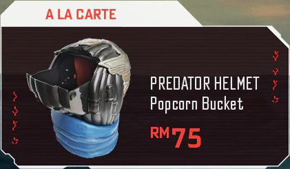 映画『プレデター：バッドランド』公開にあわせて登場する、ポップコーンバケットの画像