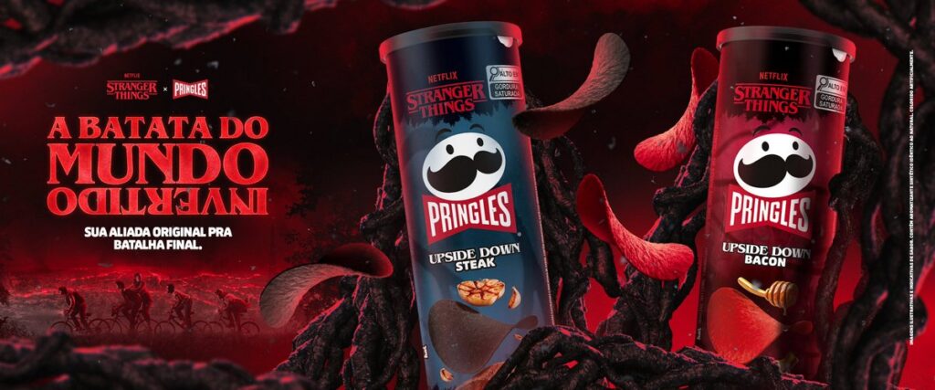 PringlesがNetflixの「Stranger Things」とコラボレーションしたキャンペーンの画像