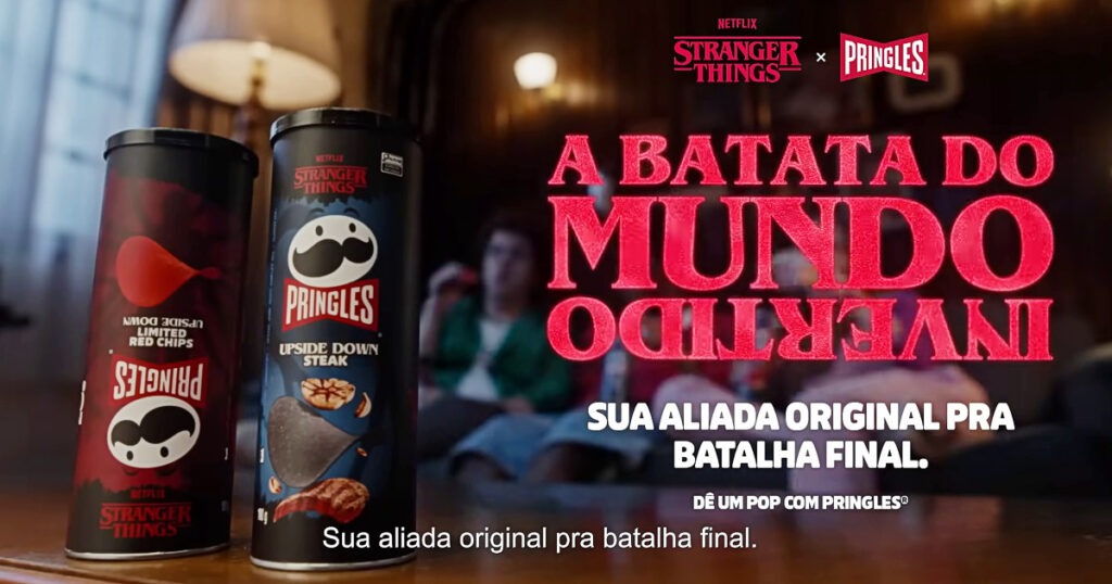 PringlesがNetflixの「Stranger Things」とコラボレーションしたキャンペーンの画像