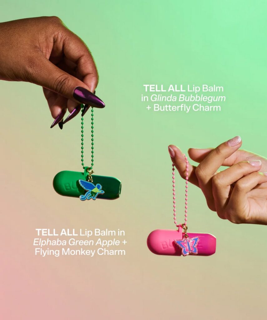 映画『ウィキッド 永遠の約束』とBUBBLE SKINCAREがコラボした限定アイテム『Wicked × Bubble: Other Half Lip Balm Set』の画像