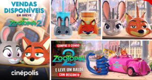 ブラジルの映画館チェーン Cinépolis と Cinemark が、『ズートピア2』の公開にあわせて発売する限定コレクタブルの画像