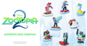 映画『ズートピア2』にあわせてブラジルのマクドナルドで展開されるハッピーセットの画像