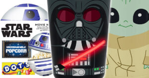 ウォルマートで販売されているスター・ウォーズ公式ライセンスの映画鑑賞向けポップコーン&スナックセットの画像