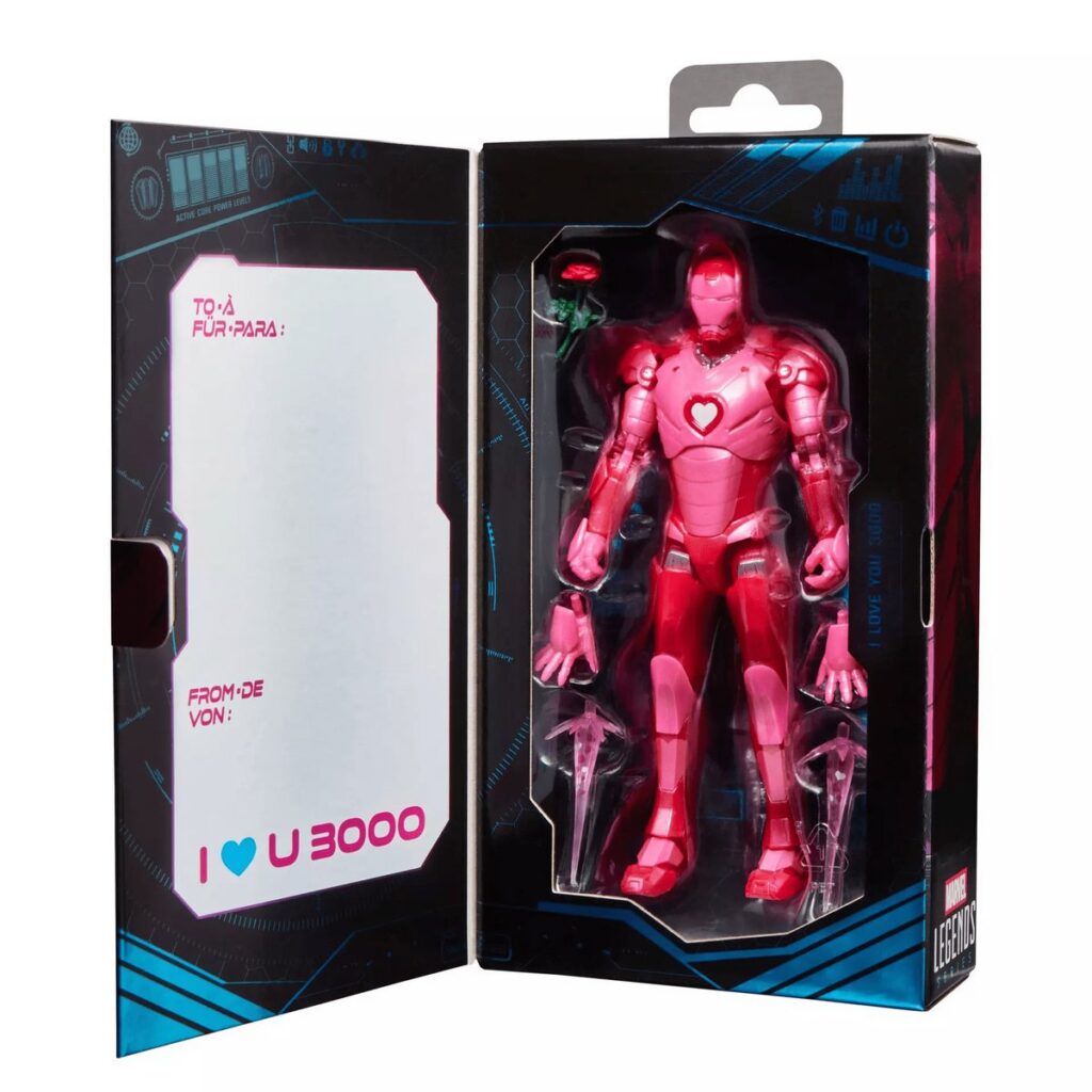 ハズブロ・パルスから発売される「Marvel Legends Series I Love You 3000 Iron Man」の画像