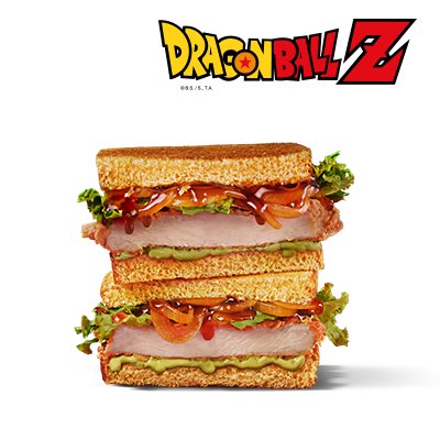 KFCポーランドが展開する、『ドラゴンボールZ』とのコラボメニューの画像