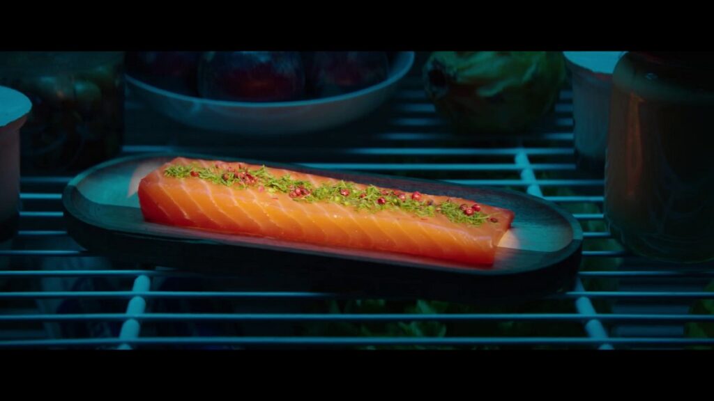 フランスのスーパーGrand Fraisが、2025年のクリスマスに向けて発表した「La Part de Gourmandise」キャンペーンの画像