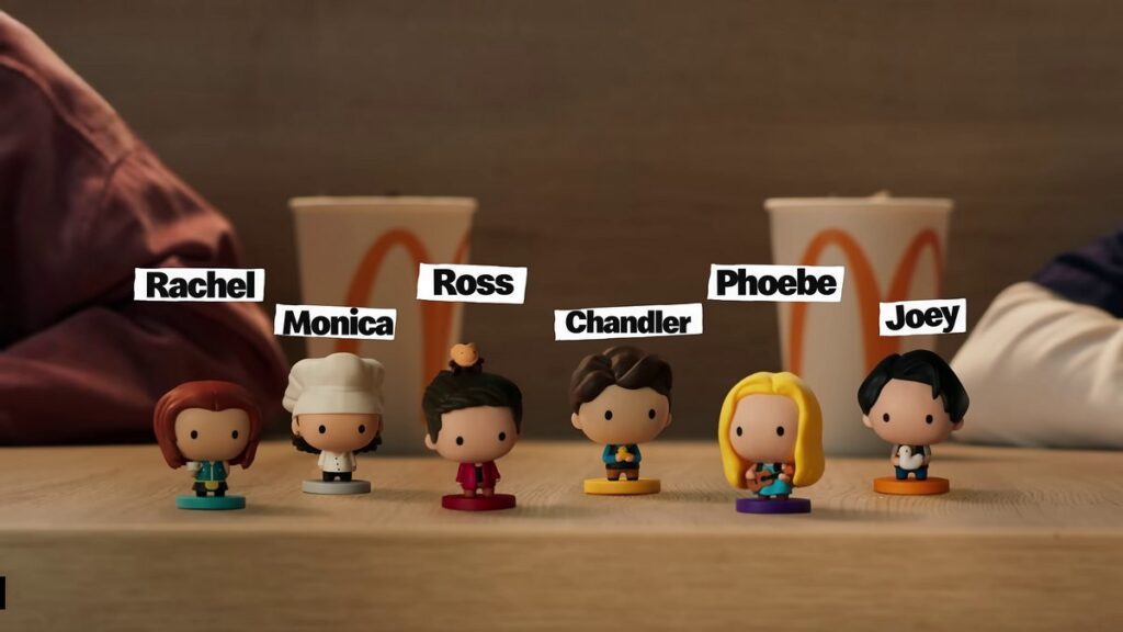 マクドナルド・トルコが期間限定で発売した、「フレンズ メニュー」の画像