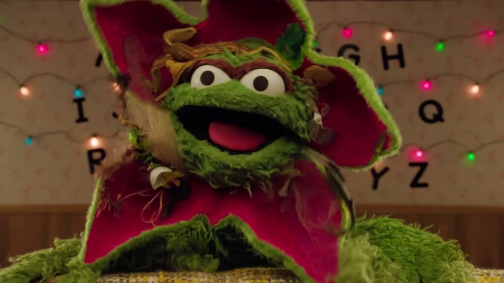 Netflix公式YouTubeチャンネル「Still Watching Netflix」で公開された「If Sesame Street Was Set In Hawkins | Stranger Things」の画像