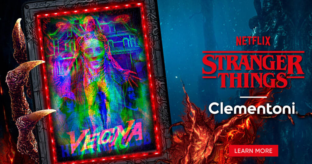 Clementoniから登場した、 「NETFLIX STRANGER THINGS THE METAMORPHIC ART COLLECTION™」 の画像