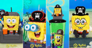映画『劇場版スポンジ・ボブ 呪われた海賊と大冒険だワワワワワ!』の公開にあわせて、Regalが展開する限定グッズの画像