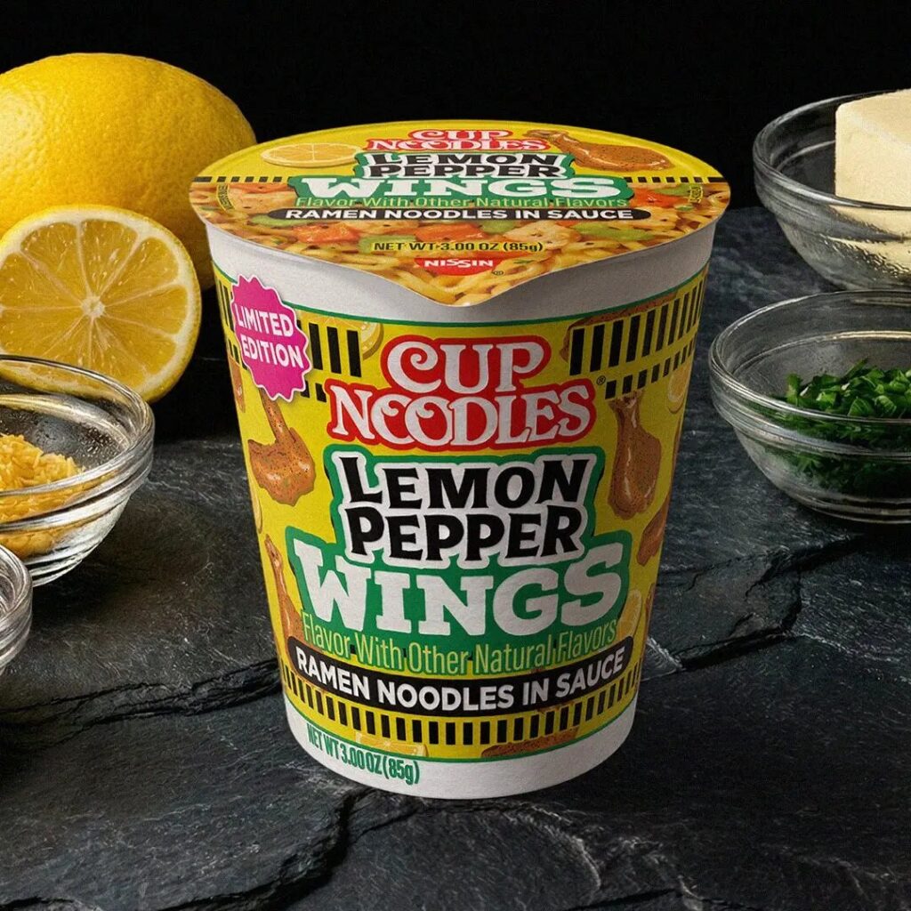 カップヌードルがアメリカ最大のスポーツイベント「ビッグゲーム（スーパーボウル）」に向けて発表した、新シリーズ「Cup Noodles Wings」の画像