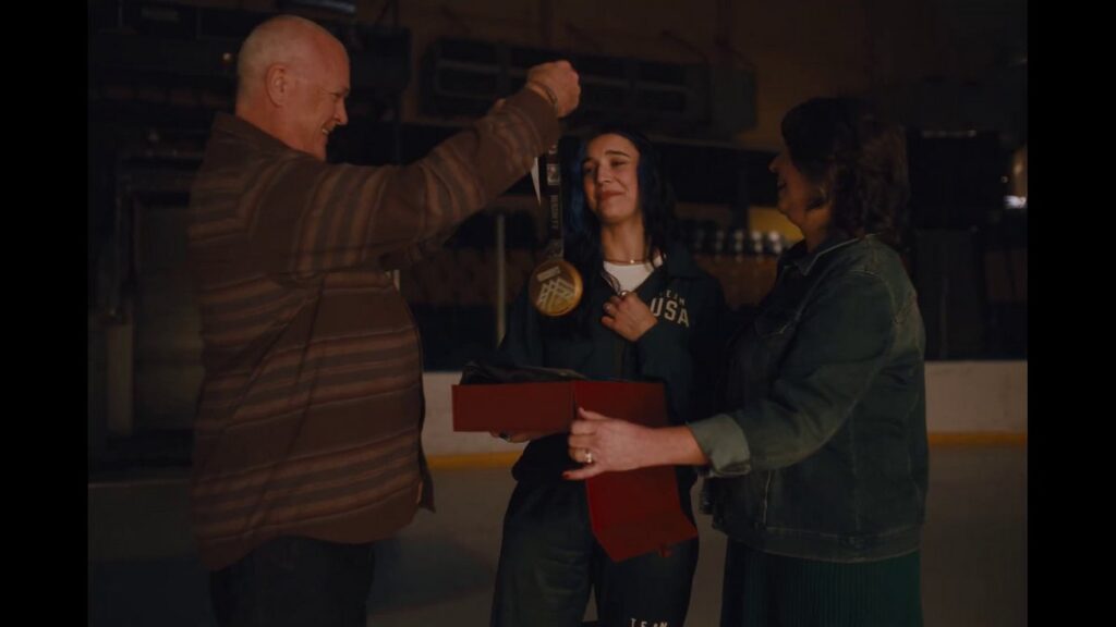 2026年ミラノ・コルティナ冬季五輪にあわせて、ハーシーズが発表した新キャンペーン「Hershey’s. It’s Your Happy Place.」の画像。