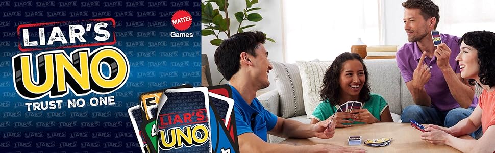 「嘘」を公式ルールとして組み込んだUNO「Liar’s UNO」の画像。