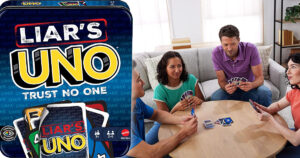 「嘘」を公式ルールとして組み込んだUNO「Liar’s UNO」の画像。